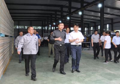 茌平区区委政府领导莅临我司并肯定合力创新举措