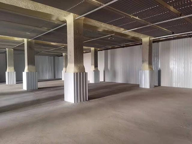 聊城三力承包建设的泉润城建冷库聚氨酯喷涂保温工程竣